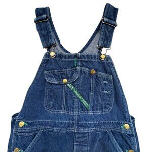 Vintage KEY Imperial Bib Denim Overalls Mens *34 x 30 Blue Carpenter USA 80s 90s